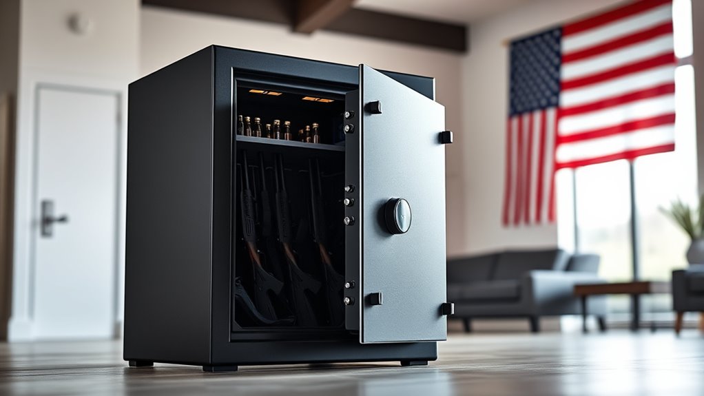 american made gun safe security