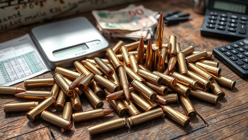 cost factors for 50 bmg