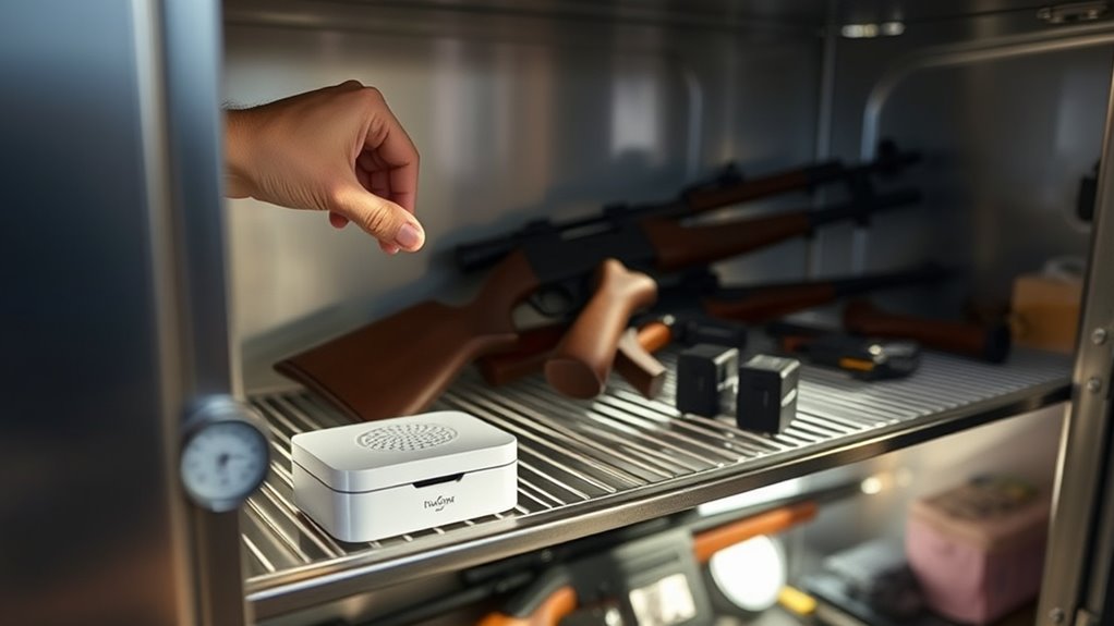 dehumidify gun safe easily