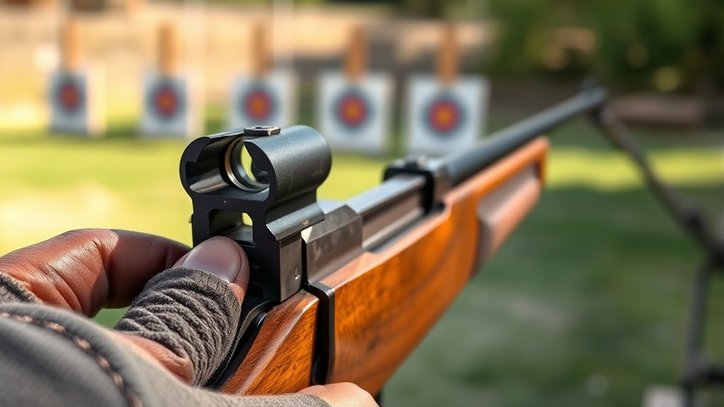 focus on front sight
