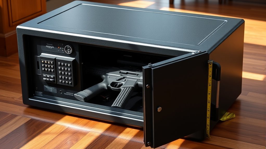 gun safe size guidelines