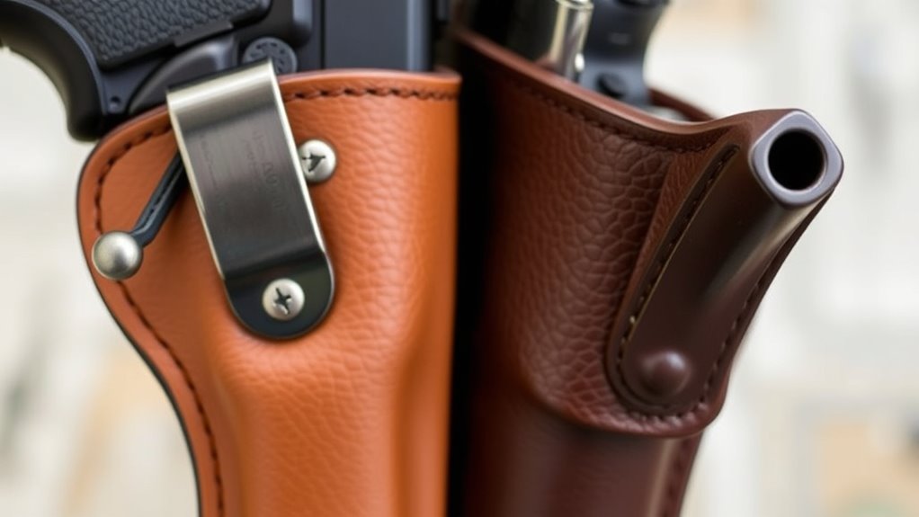 holster clip design differences