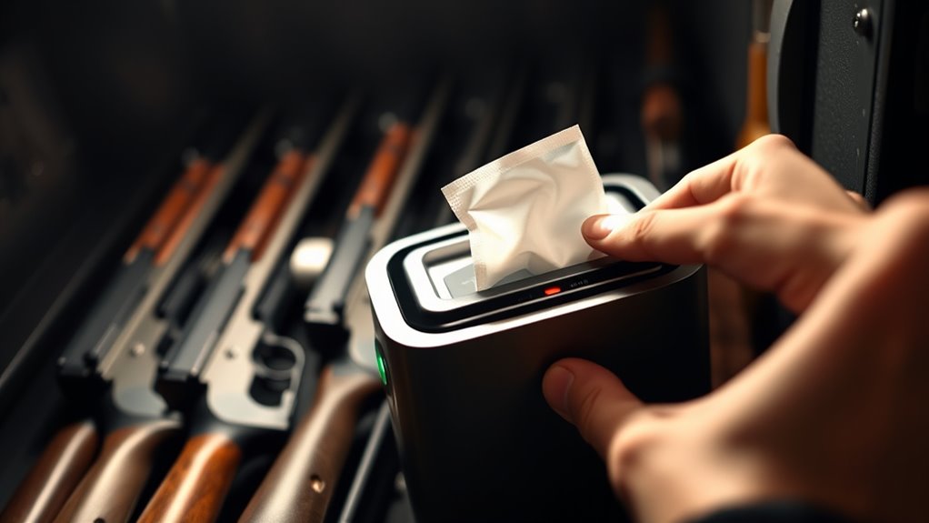 humidity control ensures firearm safety