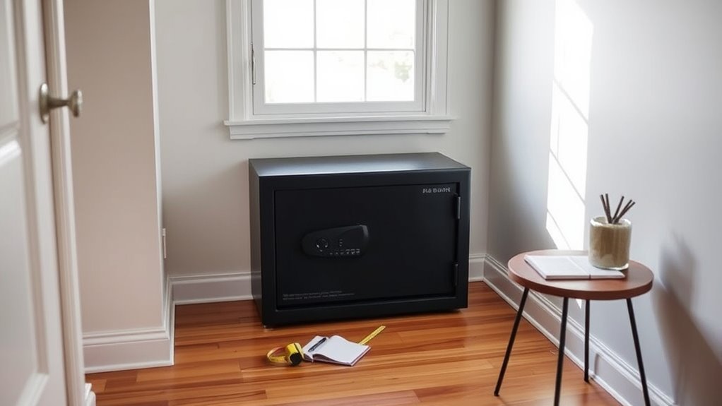 optimal gun safe placement