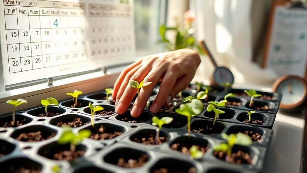 optimal indoor seed timing