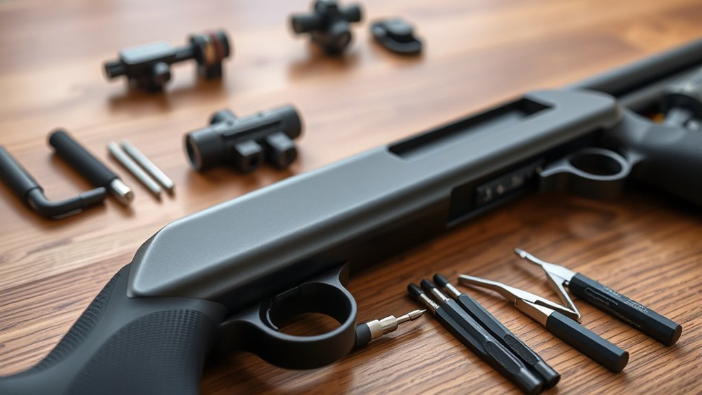 prepare tools choose sight