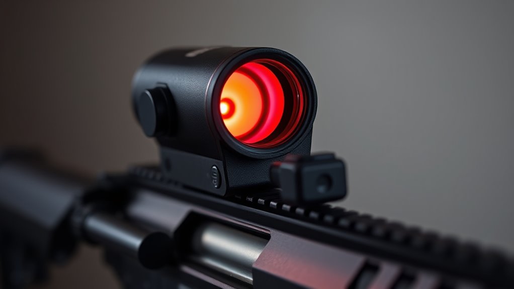 red dot sight activation