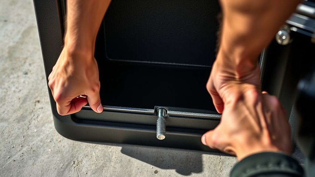 secure your safe properly