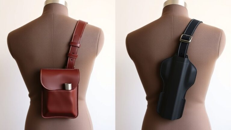 shoulder holster orientation differences
