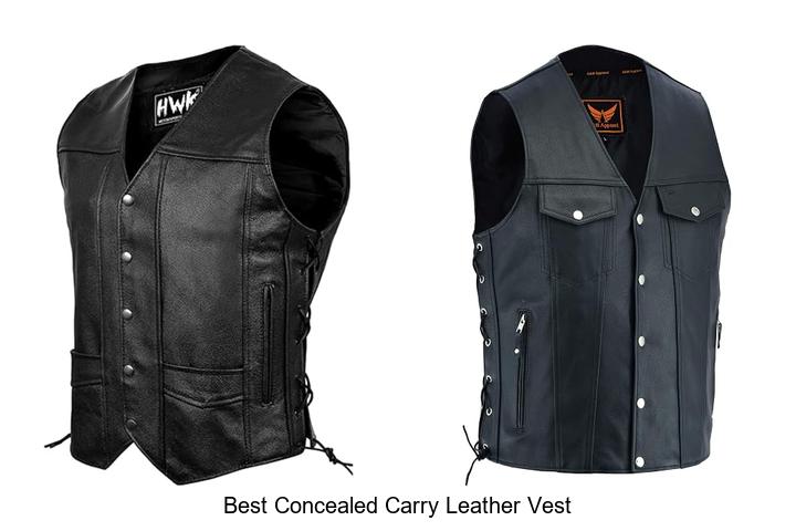 Top 12 Best Concealed Carry Leather Vest You Need Now