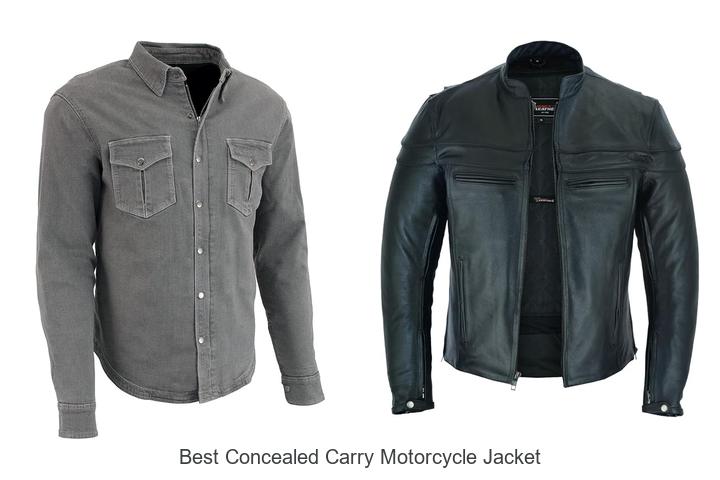 Top 12 Best Concealed Carry Motorcycle Jacket You Need Now